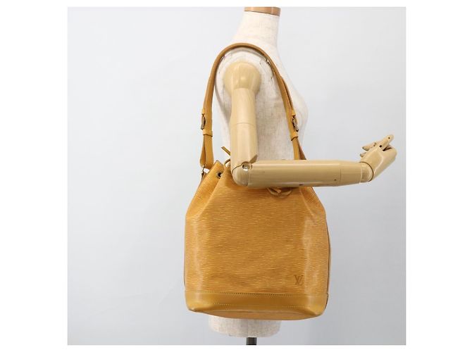 LOUIS VUITTON Borsa a Spalla Epi Noe Tassili Gialla M44009 LV Auth BA11095 - vista 19
