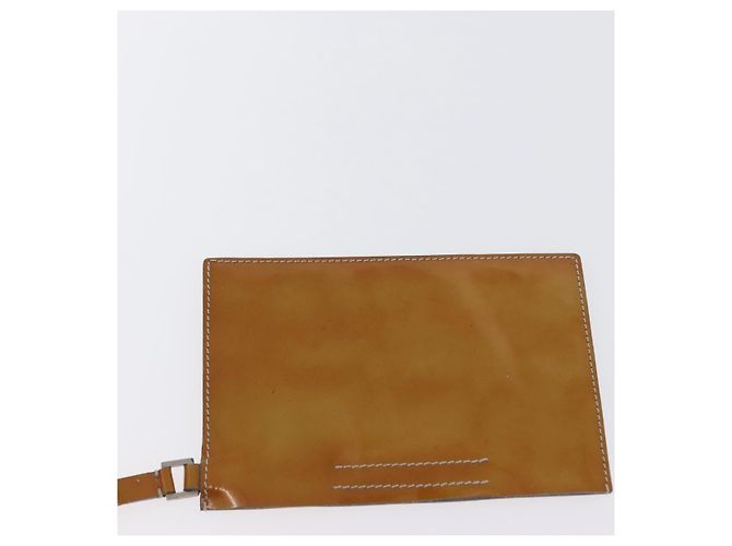PRADA Mesh Sporttasche aus Nylon mit lackiertem Leder Grau Silber Auth 173584 Braun - Ansicht 18
