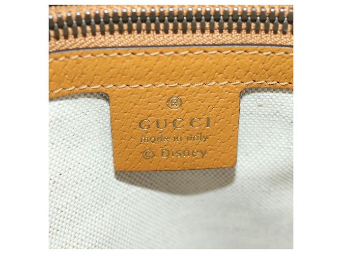 GUCCI Micro GG Supreme Disney Rucksack aus PVC Beige Gold 552884 Auth 171451SAM Golden - Ansicht 18