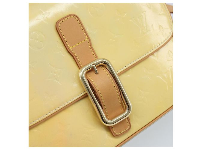 LOUIS VUITTON Borsa a Spalla Monogram Vernis Christie GM Grigio M91148 Auth ki6480 - vista 18