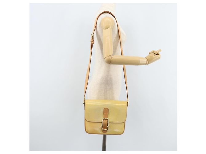 LOUIS VUITTON Borsa a Spalla Monogram Vernis Christie GM Grigio M91148 Auth ki6480 - vista 23