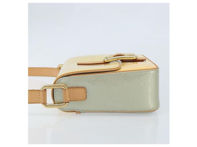 LOUIS VUITTON Borsa a Spalla Monogram Vernis Christie GM Grigio M91148 Auth ki6480 - vista 4