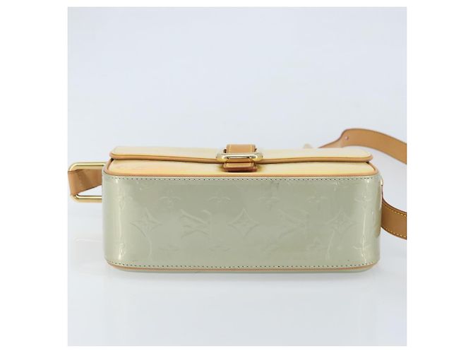 LOUIS VUITTON Borsa a Spalla Monogram Vernis Christie GM Grigio M91148 Auth ki6480 - vista 5