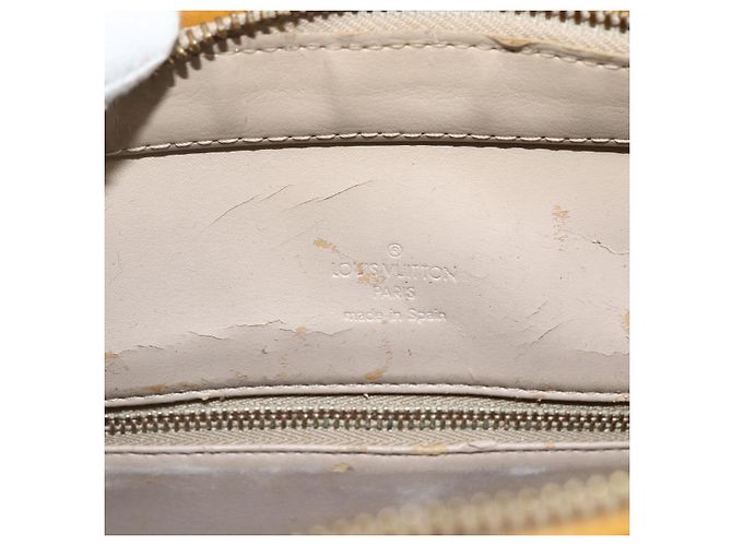 LOUIS VUITTON Borsa a Mano Houston Monogram Vernis Beige M91004 LV Auth LNZ383 - vista 18