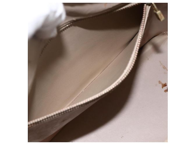 LOUIS VUITTON Borsa a Mano Houston Monogram Vernis Beige M91004 LV Auth LNZ383 - vista 22