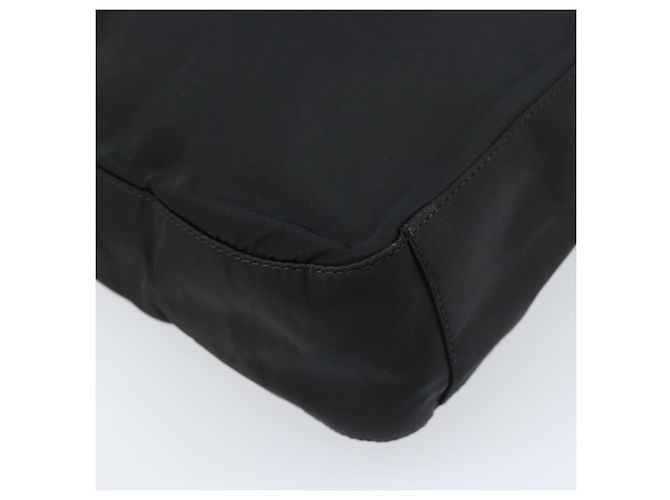 Borsa a Spalla PRADA in Nylon Nero Argento Autentica gh1829 - vista 13