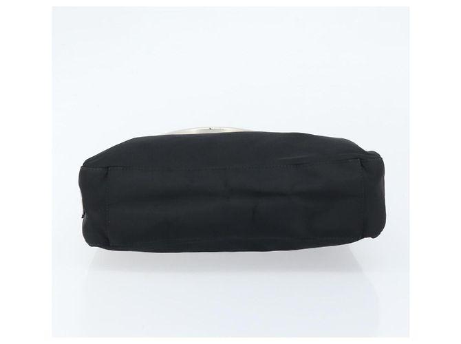 Borsa a Spalla PRADA in Nylon Nero Argento Autentica gh1829 - vista 9