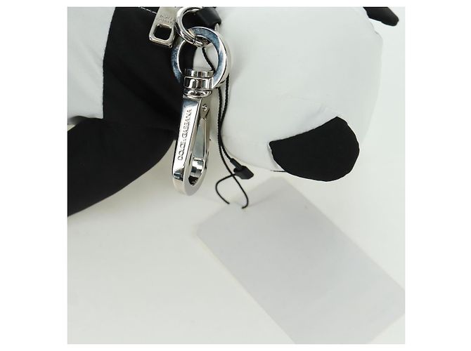 Dolce & Gabbana DOLCE&GABBANA D&G x Jujutsu Kaisen Borsa Eco Panda Nylon Nero Bianco Auth 166972SM - vista 12