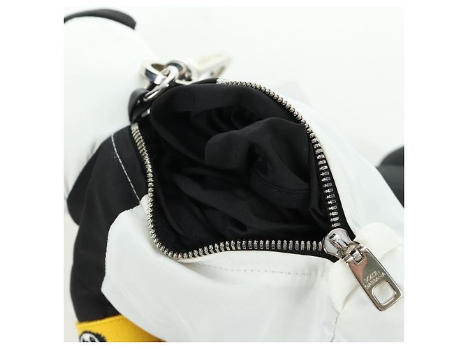Dolce & Gabbana DOLCE&GABBANA D&G x Jujutsu Kaisen Borsa Eco Panda Nylon Nero Bianco Auth 166972SM - vista 14