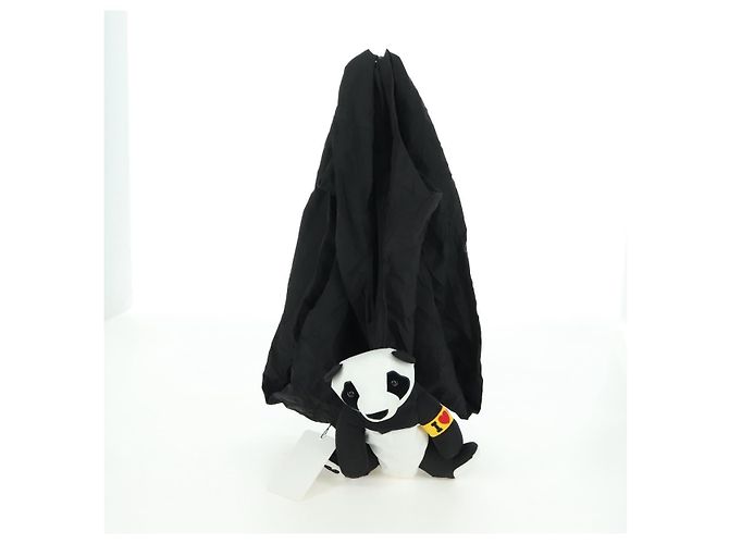 Dolce & Gabbana DOLCE&GABBANA D&G x Jujutsu Kaisen Borsa Eco Panda Nylon Nero Bianco Auth 166972SM - vista 15