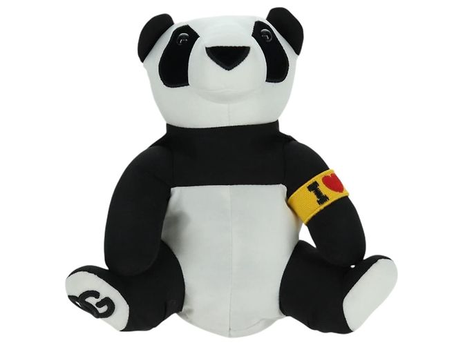 Dolce & Gabbana DOLCE&GABBANA D&G x Jujutsu Kaisen Borsa Eco Panda Nylon Nero Bianco Auth 166972SM - vista 2