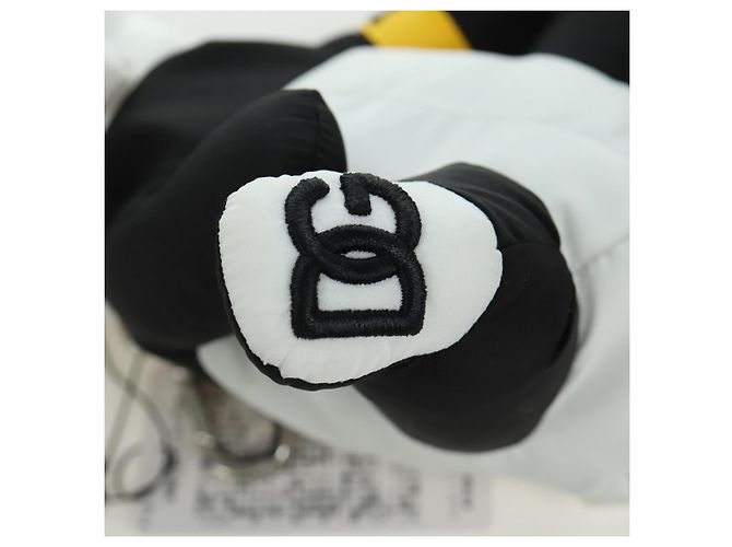 Dolce & Gabbana DOLCE&GABBANA D&G x Jujutsu Kaisen Borsa Eco Panda Nylon Nero Bianco Auth 166972SM - vista 8