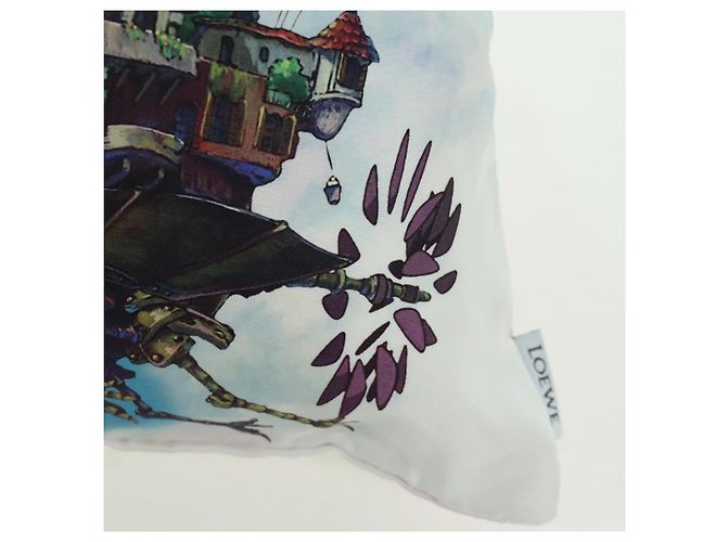 LOEWE - Pochette in tela multicolore del Castello Errante di Studio Ghibli Auth 166975SM - vista 10