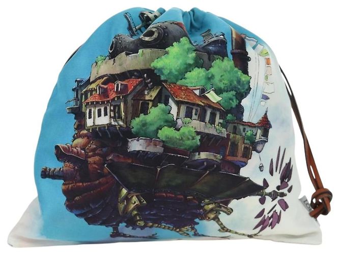 LOEWE - Pochette in tela multicolore del Castello Errante di Studio Ghibli Auth 166975SM - vista 13