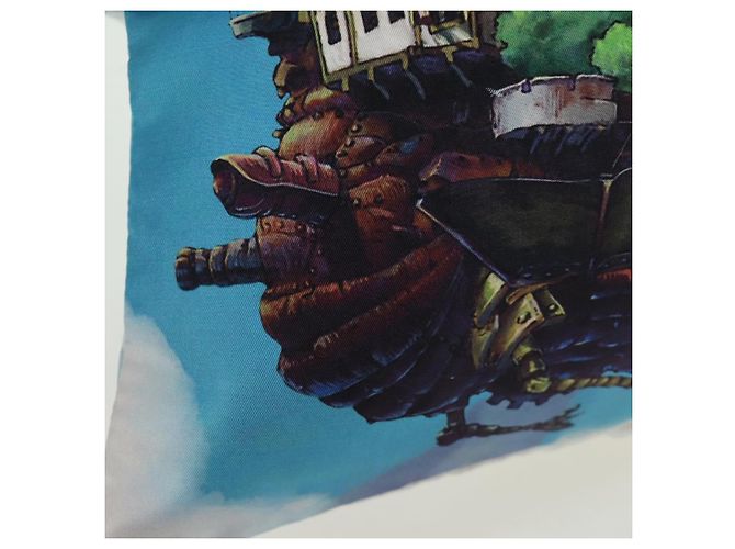LOEWE - Pochette in tela multicolore del Castello Errante di Studio Ghibli Auth 166975SM - vista 19