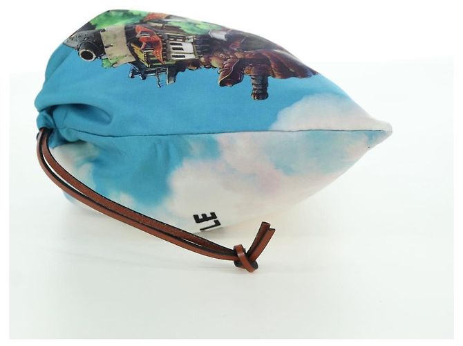 LOEWE - Pochette in tela multicolore del Castello Errante di Studio Ghibli Auth 166975SM - vista 3