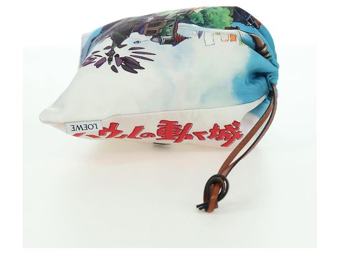 LOEWE - Pochette in tela multicolore del Castello Errante di Studio Ghibli Auth 166975SM - vista 4