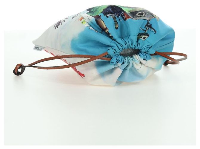 LOEWE - Pochette in tela multicolore del Castello Errante di Studio Ghibli Auth 166975SM - vista 6