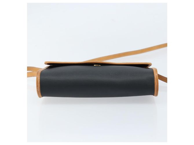 Borsa a Spalla Christian Dior Nylon Nero Oro Auth ka2831 D'oro - vista 9