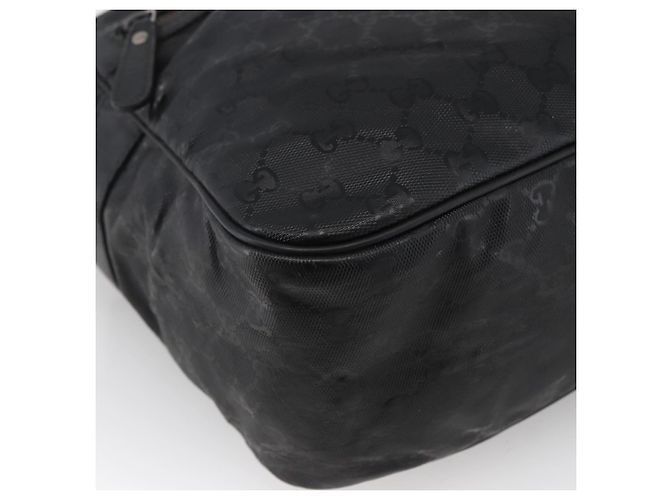 Borsa a Spalla GUCCI GG Implementation PVC Nero Argento 211107 Auth bs33520 - vista 11