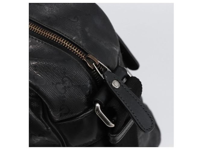 Borsa a Spalla GUCCI GG Implementation PVC Nero Argento 211107 Auth bs33520 - vista 14