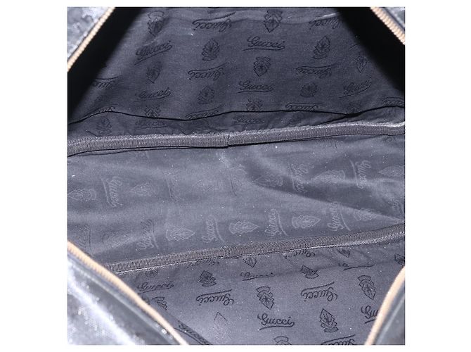 Borsa a Spalla GUCCI GG Implementation PVC Nero Argento 211107 Auth bs33520 - vista 16