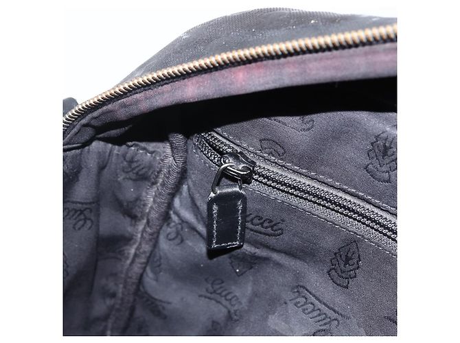 Borsa a Spalla GUCCI GG Implementation PVC Nero Argento 211107 Auth bs33520 - vista 19