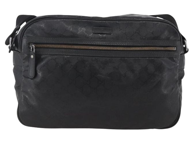 Borsa a Spalla GUCCI GG Implementation PVC Nero Argento 211107 Auth bs33520 - vista 2
