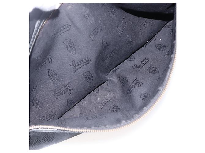 Borsa a Spalla GUCCI GG Implementation PVC Nero Argento 211107 Auth bs33520 - vista 21