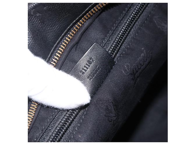 Borsa a Spalla GUCCI GG Implementation PVC Nero Argento 211107 Auth bs33520 - vista 22