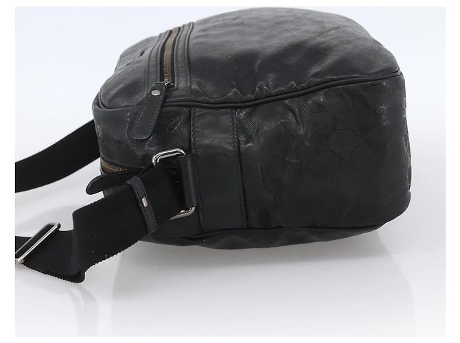 Borsa a Spalla GUCCI GG Implementation PVC Nero Argento 211107 Auth bs33520 - vista 4