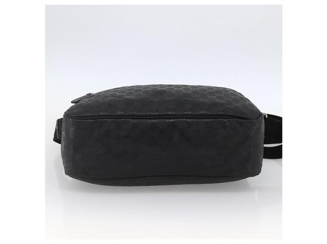 Borsa a Spalla GUCCI GG Implementation PVC Nero Argento 211107 Auth bs33520 - vista 9