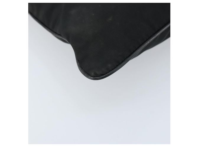 Borsa a Spalla PRADA Nylon Nero Argento Autentica 173604 - vista 11
