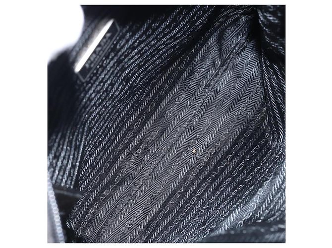 Borsa a Spalla PRADA Nylon Nero Argento Autentica 173604 - vista 17