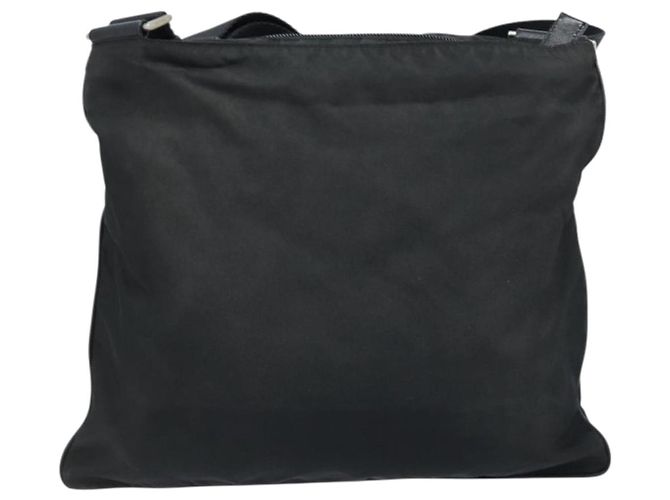 Borsa a Spalla PRADA Nylon Nero Argento Autentica 173604 - vista 3