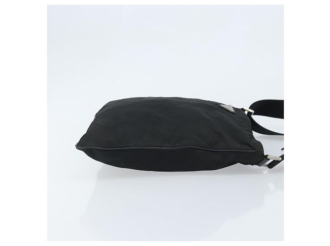 Borsa a Spalla PRADA Nylon Nero Argento Autentica 173604 - vista 4