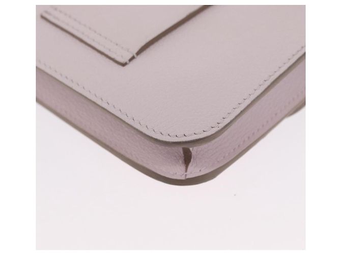 Hermès HERMES Portafoglio Constance Slim Pelle Rosa Argento Auth 172366SM - vista 12