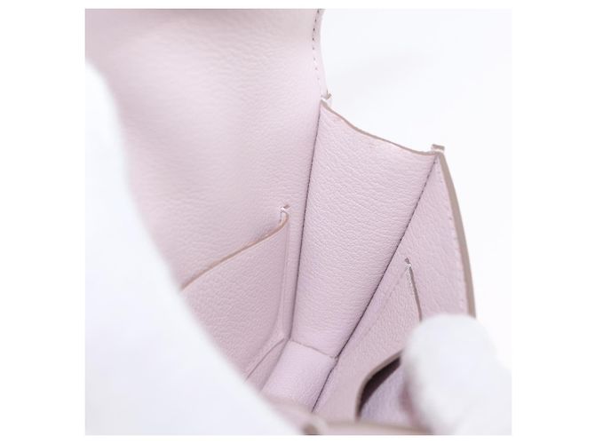 Hermès HERMES Portafoglio Constance Slim Pelle Rosa Argento Auth 172366SM - vista 18