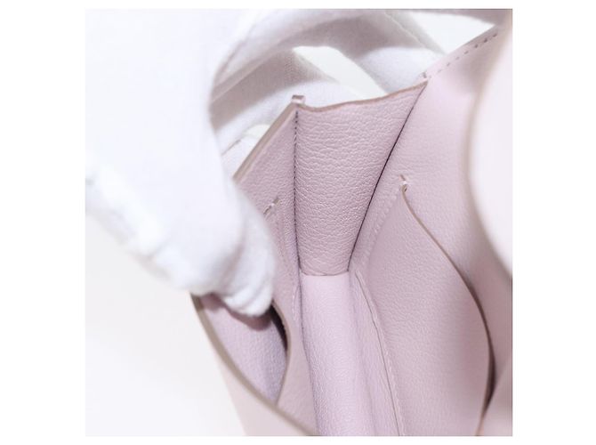 Hermès HERMES Portafoglio Constance Slim Pelle Rosa Argento Auth 172366SM - vista 19