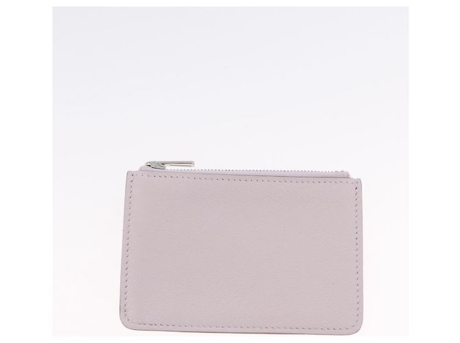 Hermès HERMES Portafoglio Constance Slim Pelle Rosa Argento Auth 172366SM - vista 23