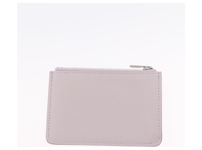 Hermès HERMES Portafoglio Constance Slim Pelle Rosa Argento Auth 172366SM - vista 24