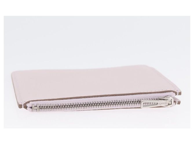 Hermès HERMES Portafoglio Constance Slim Pelle Rosa Argento Auth 172366SM - vista 25