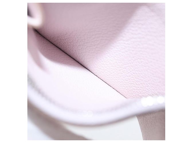 Hermès HERMES Portafoglio Constance Slim Pelle Rosa Argento Auth 172366SM - vista 30