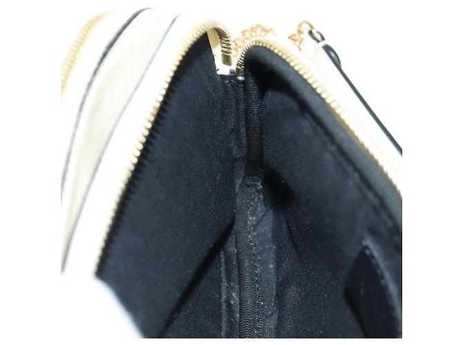 FENDI Easy Baguette Catena Borsa a Spalla Pelle Avorio Oro Auth 173156M D'oro Crudo - vista 25
