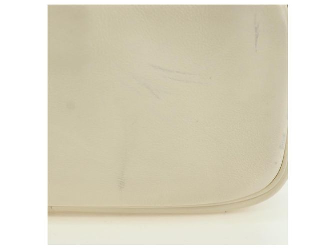 FENDI Easy Baguette Catena Borsa a Spalla Pelle Avorio Oro Auth 173156M D'oro Crudo - vista 4