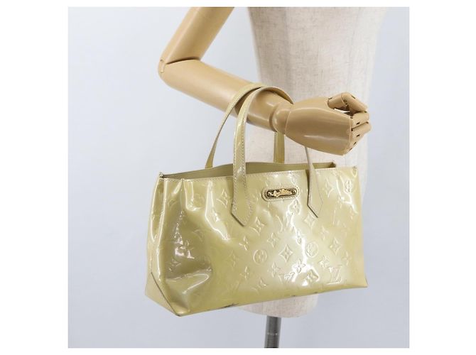 LOUIS VUITTON Borsa a Mano Monogram Vernis Wilshire PM Broncorail M91452 Auth ki6423 - vista 23