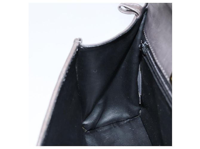 BALLY Borsa a mano in pelle marrone scuro oro Auth 173425 D'oro - vista 19