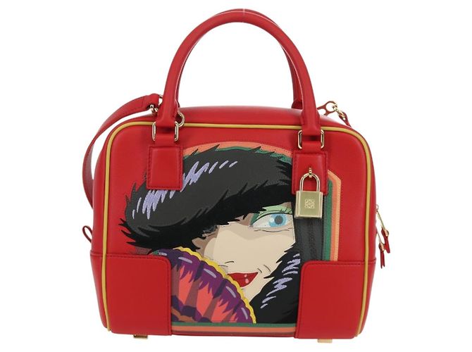 LOEWE – Strega dei Rifiuti di Ghibli Castello Errante di Howl Amazona 19 Auth 166904SM Rosso - vista 13