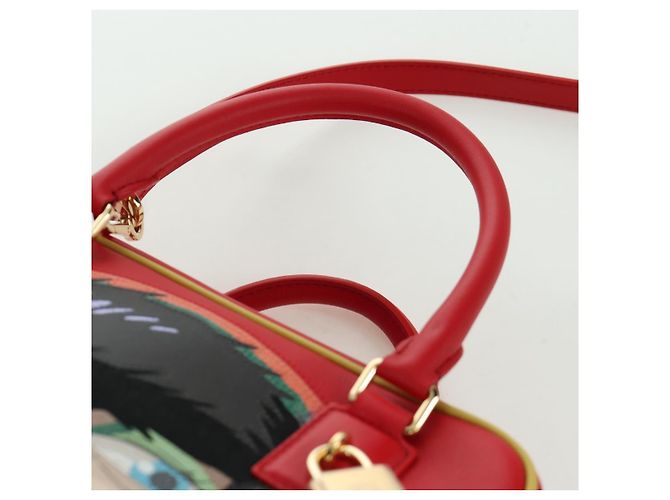 LOEWE – Strega dei Rifiuti di Ghibli Castello Errante di Howl Amazona 19 Auth 166904SM Rosso - vista 14