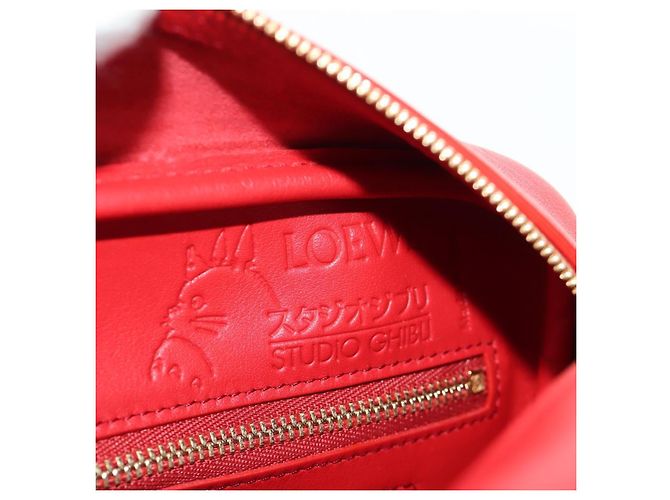 LOEWE – Strega dei Rifiuti di Ghibli Castello Errante di Howl Amazona 19 Auth 166904SM Rosso - vista 26